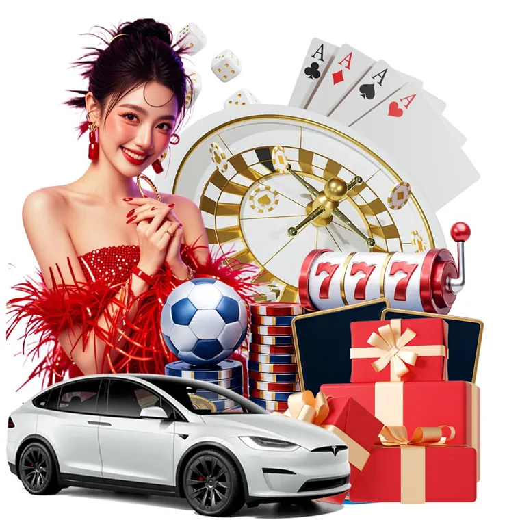A vibrant stadium with various sports icons, representing Slotvip sports betting options